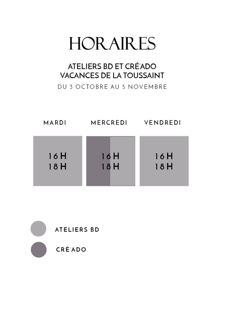 HORAIRES VACANCES2